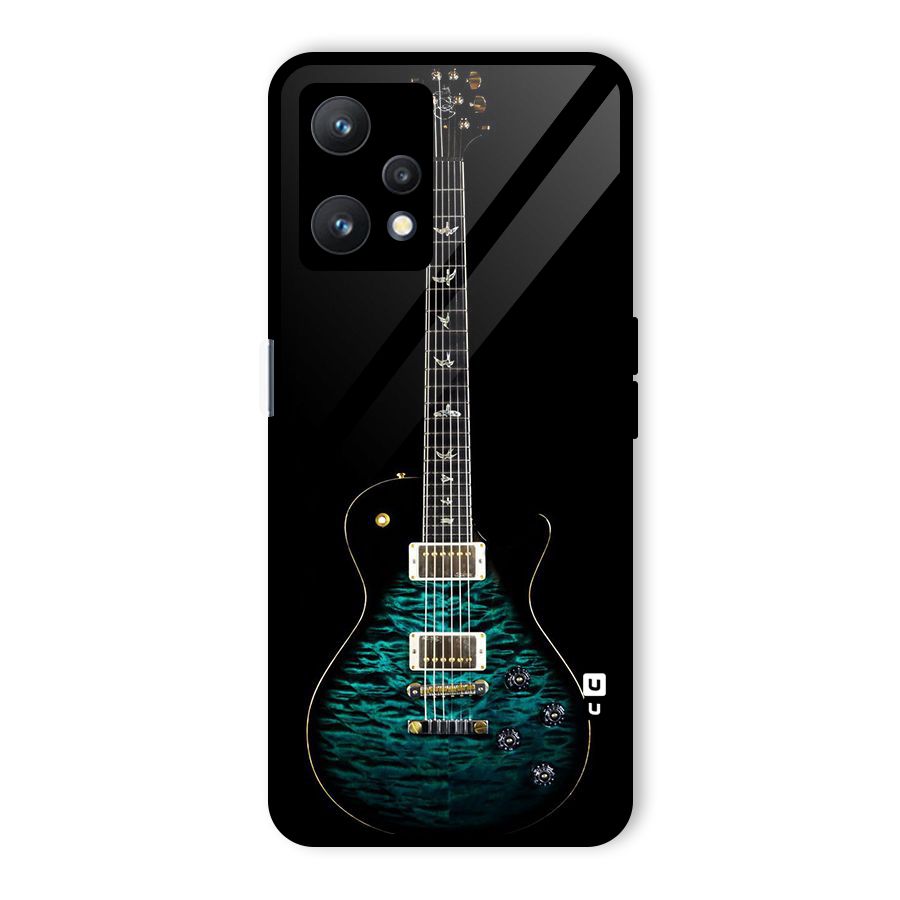 Royal Green Guitar Glass Back Case for Realme 9 Pro 5G