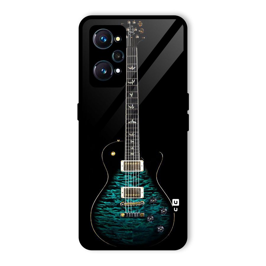 Royal Green Guitar Glass Back Case for Realme GT 2