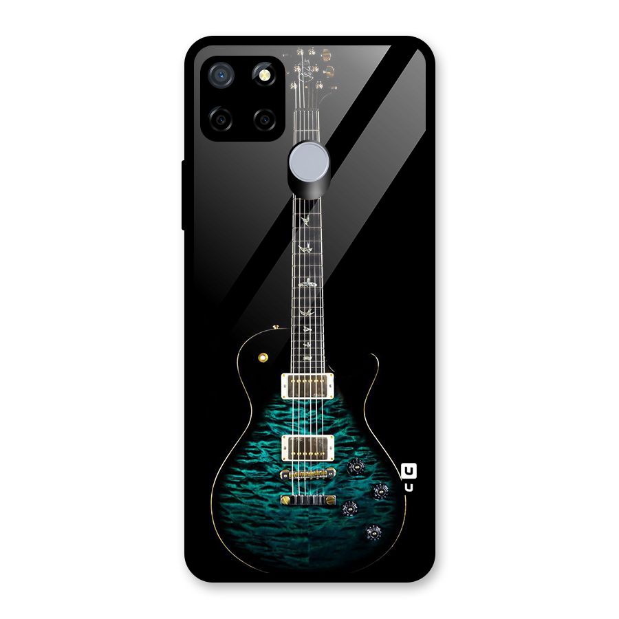 Royal Green Guitar Glass Back Case for Realme Narzo 20
