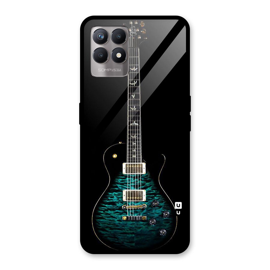 Royal Green Guitar Glass Back Case for Realme Narzo 50