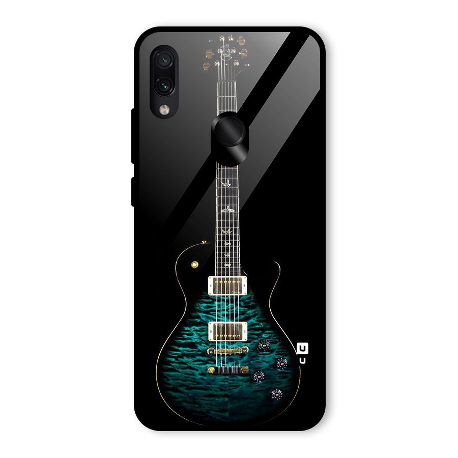 Royal Green Guitar Glass Back Case for Redmi Note 7 Pro