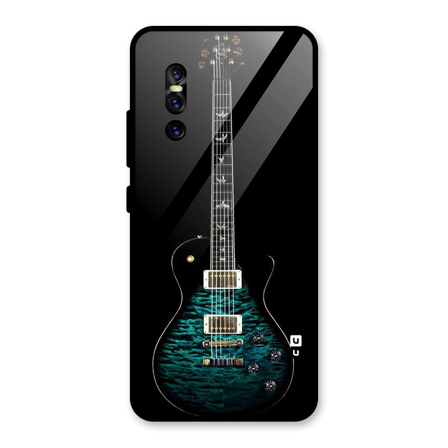 Royal Green Guitar Glass Back Case for Vivo V15 Pro