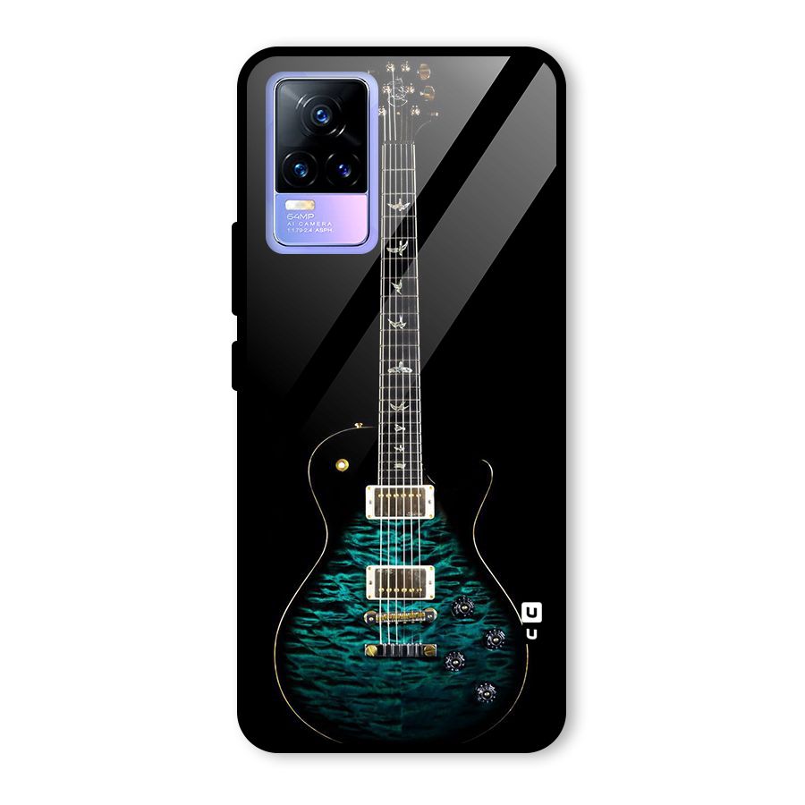 Royal Green Guitar Glass Back Case for Vivo Y73
