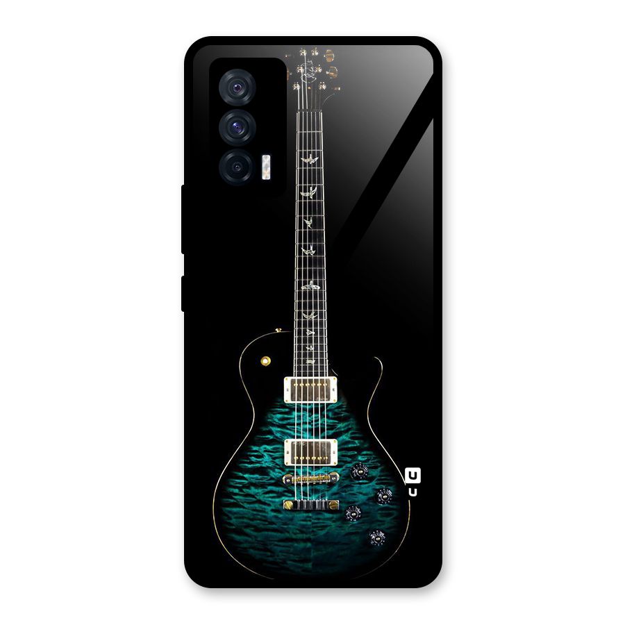 Royal Green Guitar Glass Back Case for Vivo iQOO 7 5G