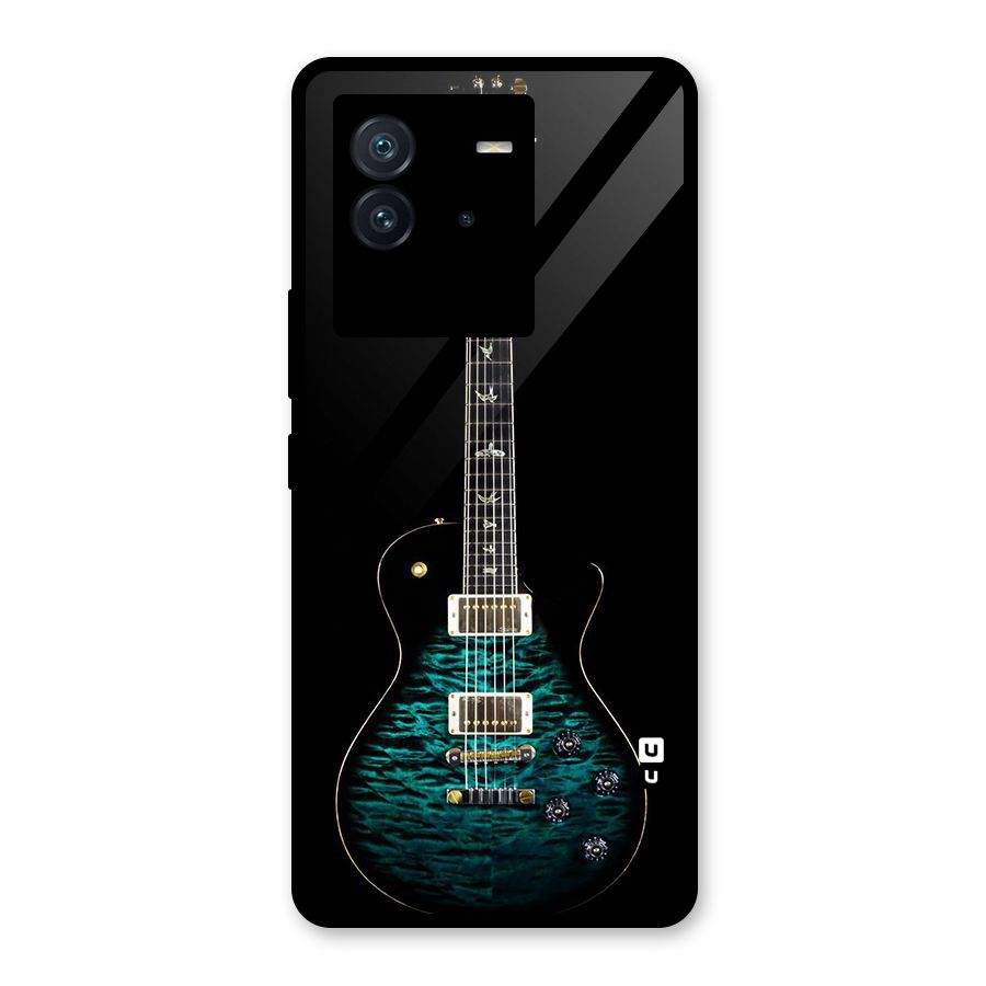 Royal Green Guitar Glass Back Case for Vivo iQOO Neo 6 5G