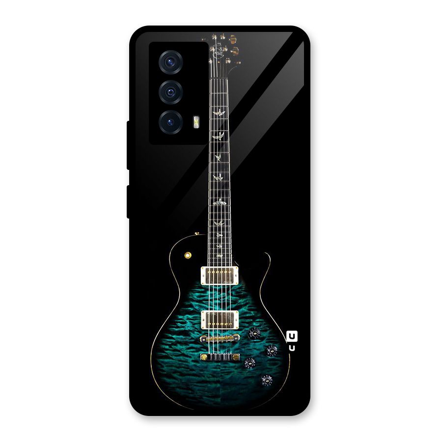 Royal Green Guitar Glass Back Case for Vivo iQOO Z5