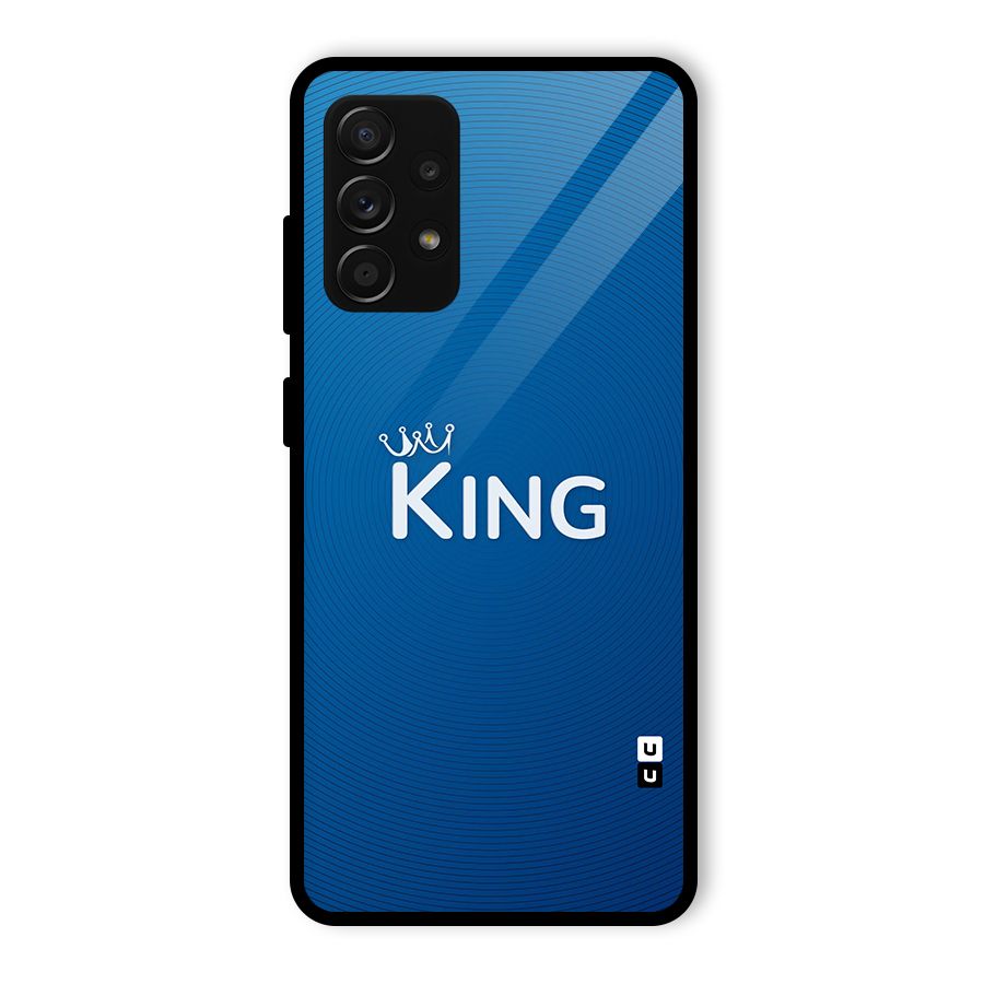 Royal King Glass Back Case for Galaxy A53 5G