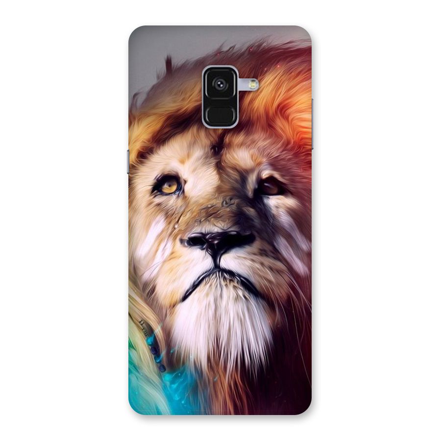 Royal Lion Back Case for Galaxy A8 Plus
