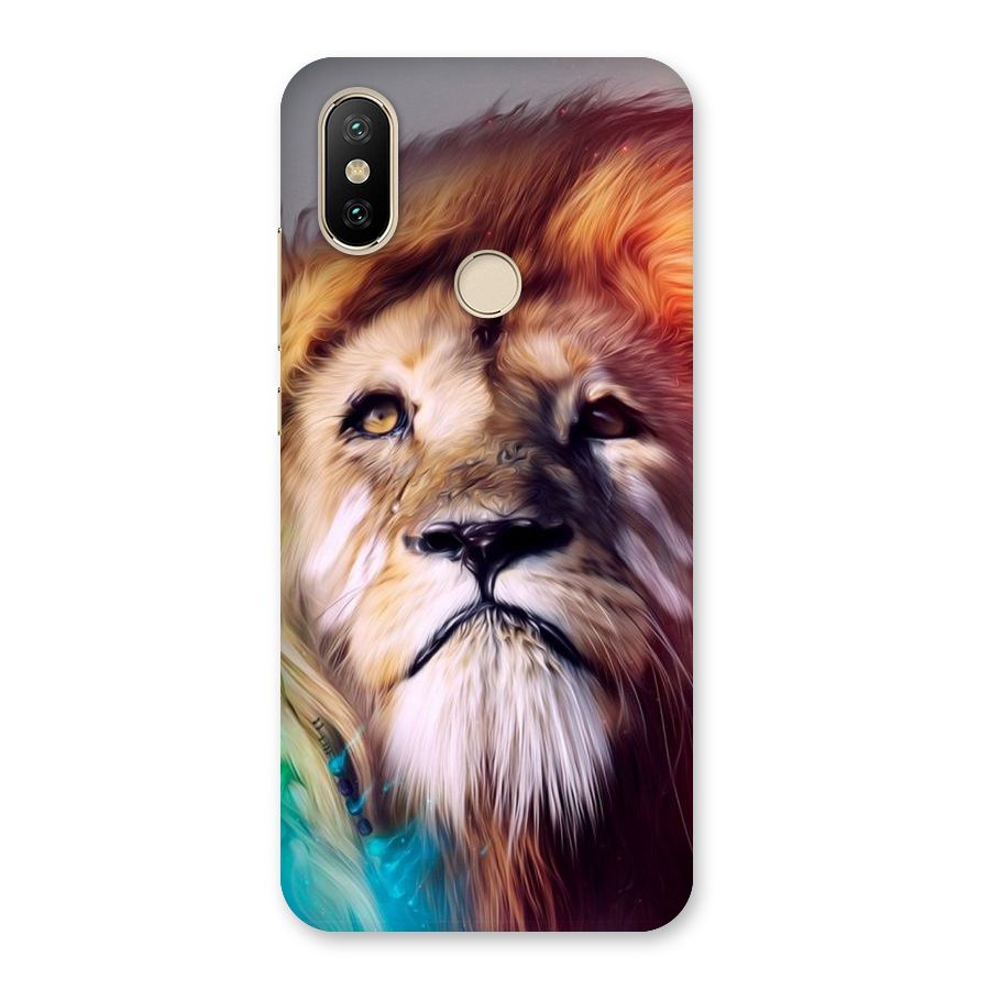 Royal Lion Back Case for Mi A2