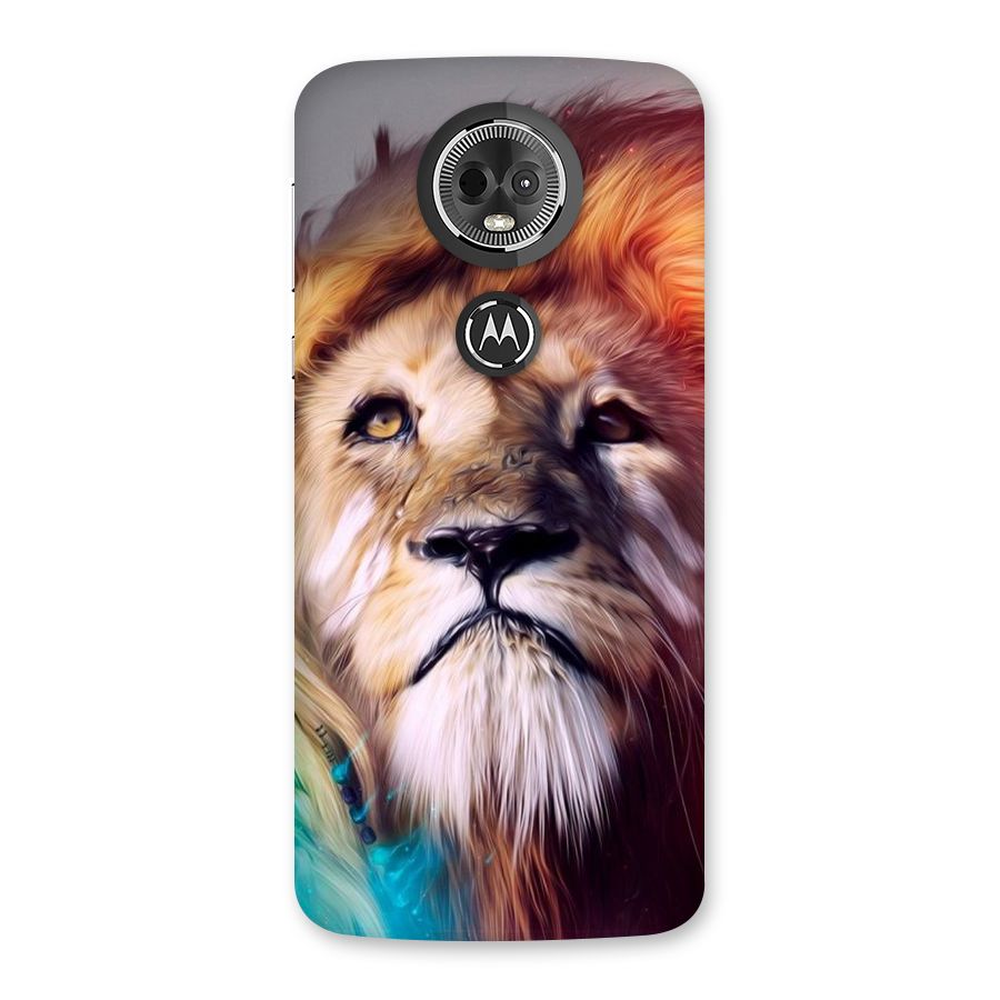 Royal Lion Back Case for Moto E5 Plus