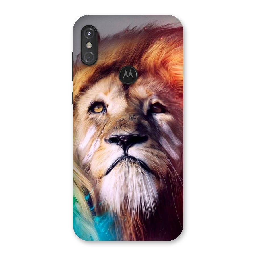 Royal Lion Back Case for Motorola One Power