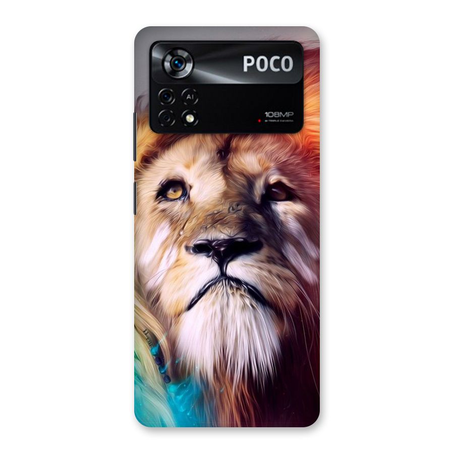 Royal Lion Back Case for Poco X4 Pro 5G