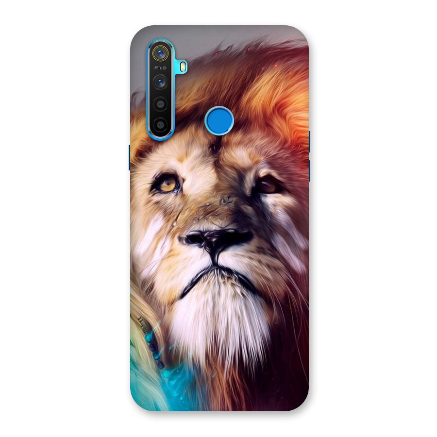 Royal Lion Back Case for Realme 5s