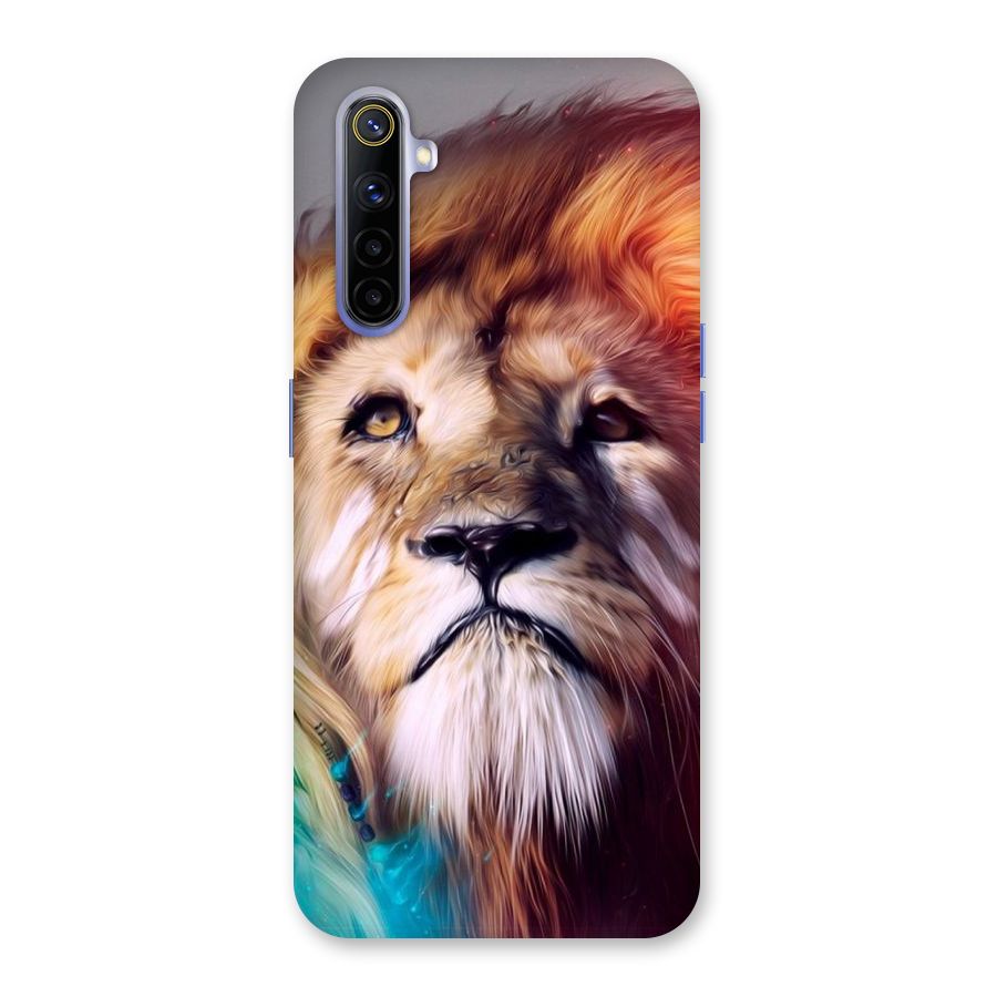 Royal Lion Back Case for Realme 6i
