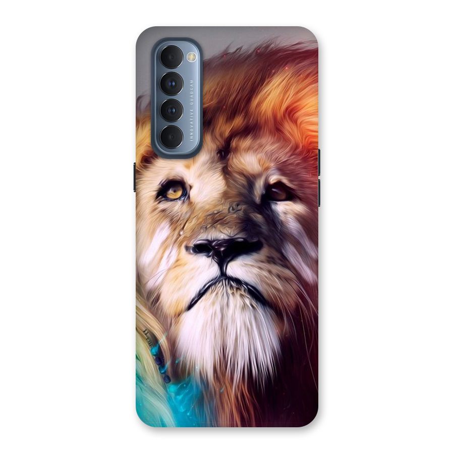 Royal Lion Back Case for Reno4 Pro