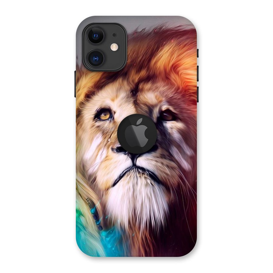 Royal Lion Back Case for iPhone 11 Logo Cut