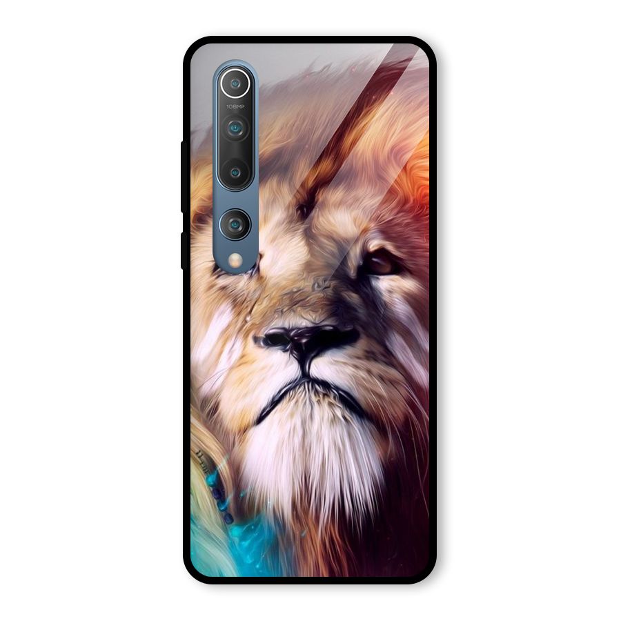 Royal Lion Glass Back Case for Mi 10