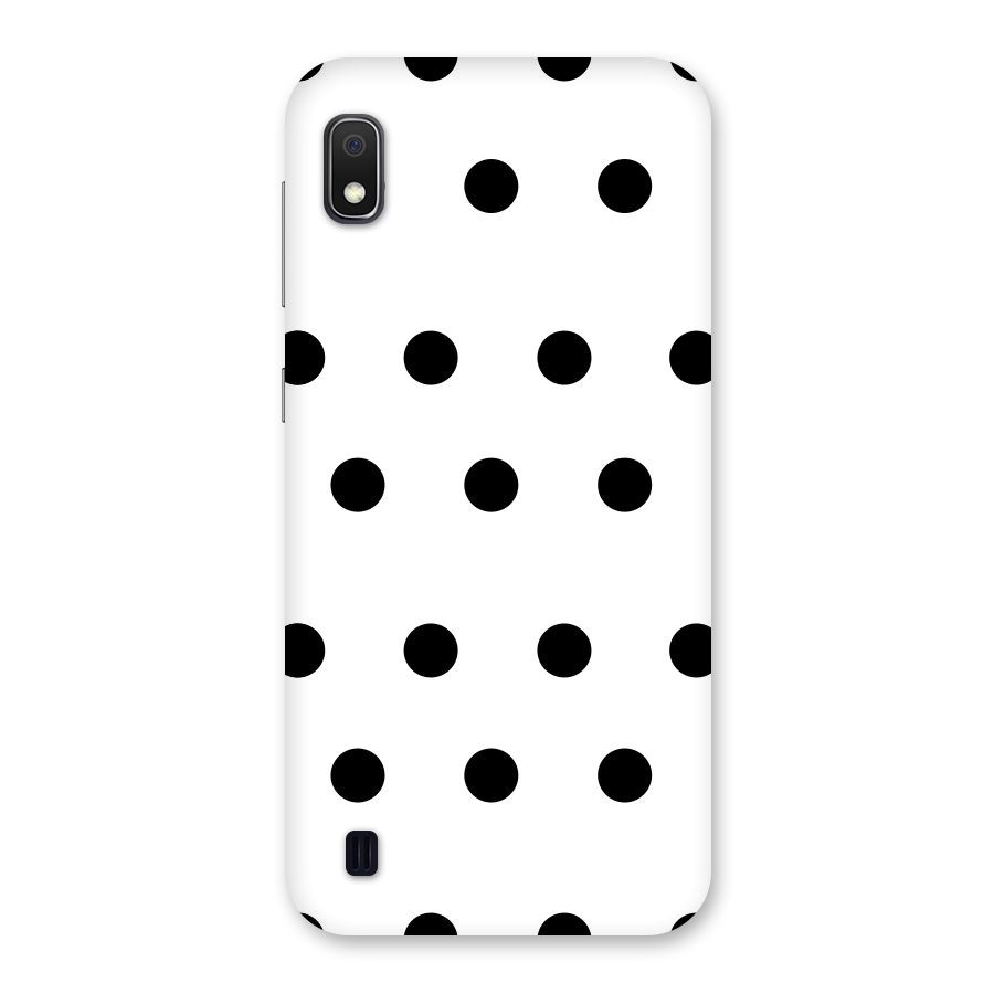 Royal Polka Dots Back Case for Galaxy A10