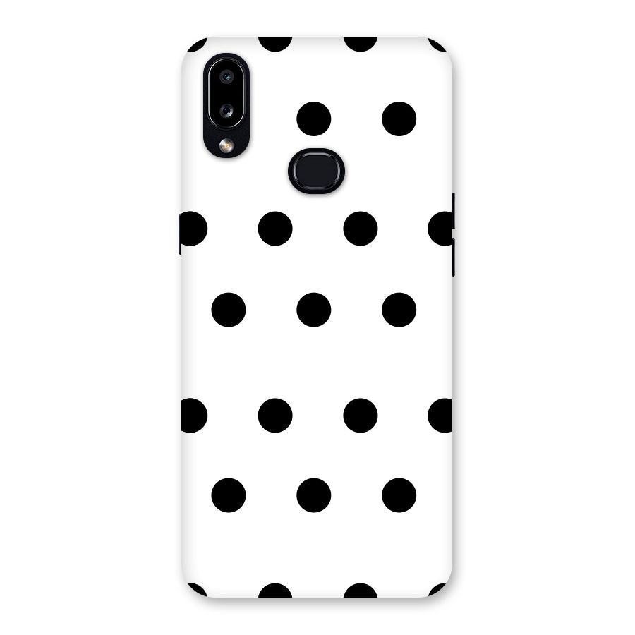 Royal Polka Dots Back Case for Galaxy A10s