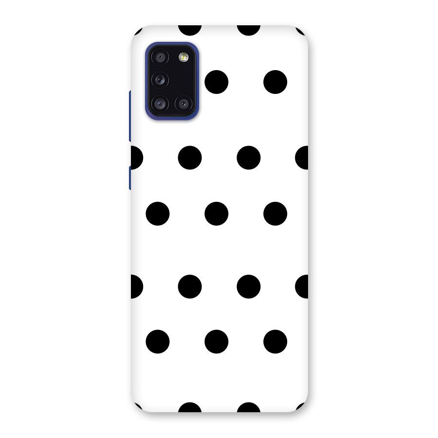 Royal Polka Dots Back Case for Galaxy A31