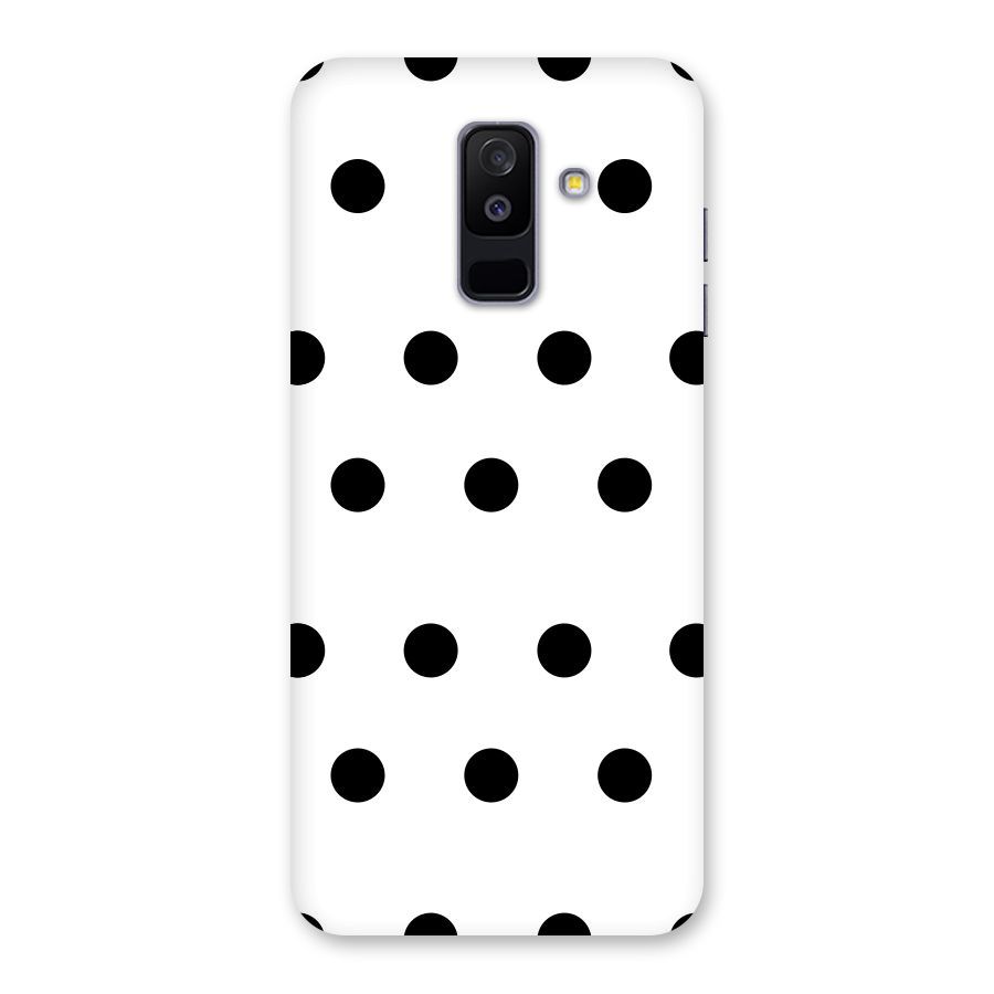 Royal Polka Dots Back Case for Galaxy A6 Plus