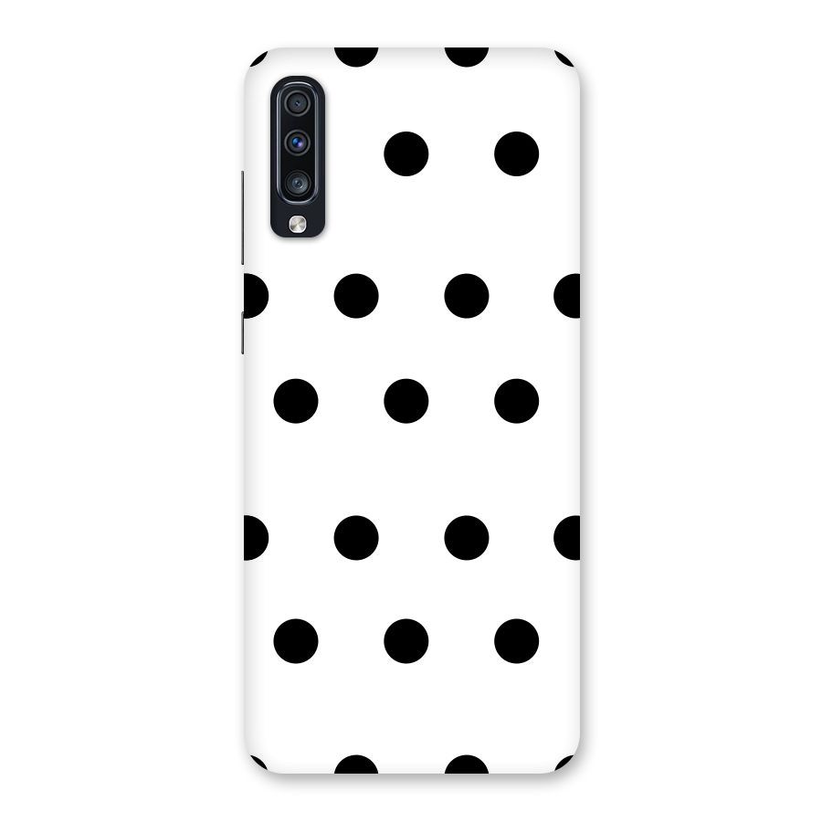 Royal Polka Dots Back Case for Galaxy A70s