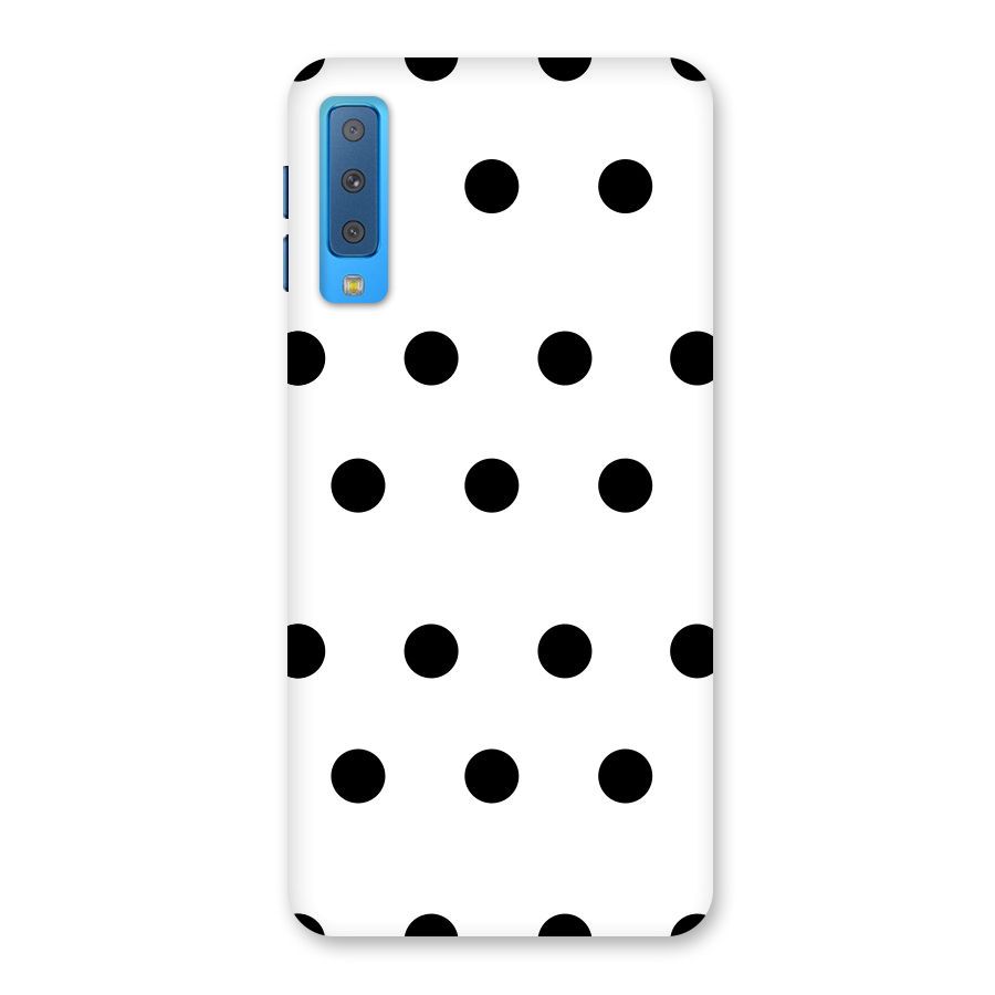 Royal Polka Dots Back Case for Galaxy A7 (2018)