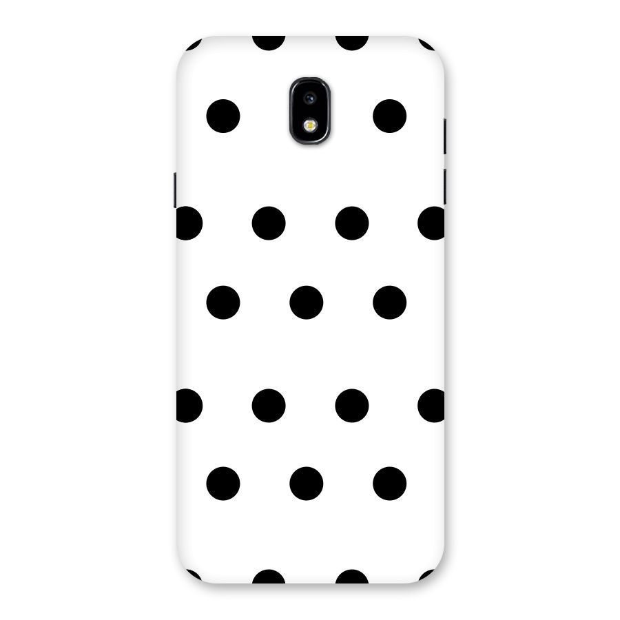 Royal Polka Dots Back Case for Galaxy J7 Pro