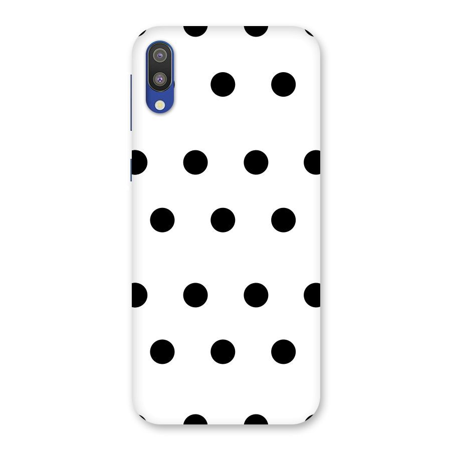Royal Polka Dots Back Case for Galaxy M10