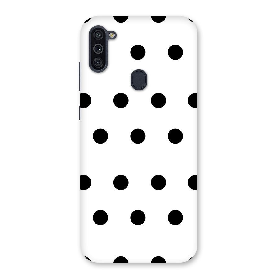 Royal Polka Dots Back Case for Galaxy M11