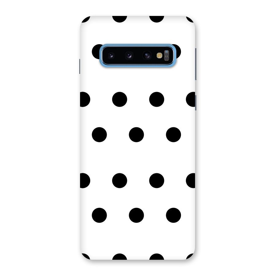 Royal Polka Dots Back Case for Galaxy S10