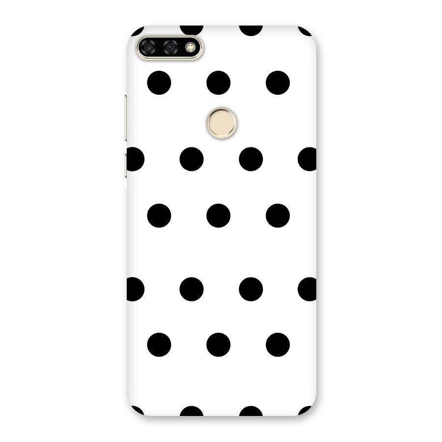 Royal Polka Dots Back Case for Honor 7A