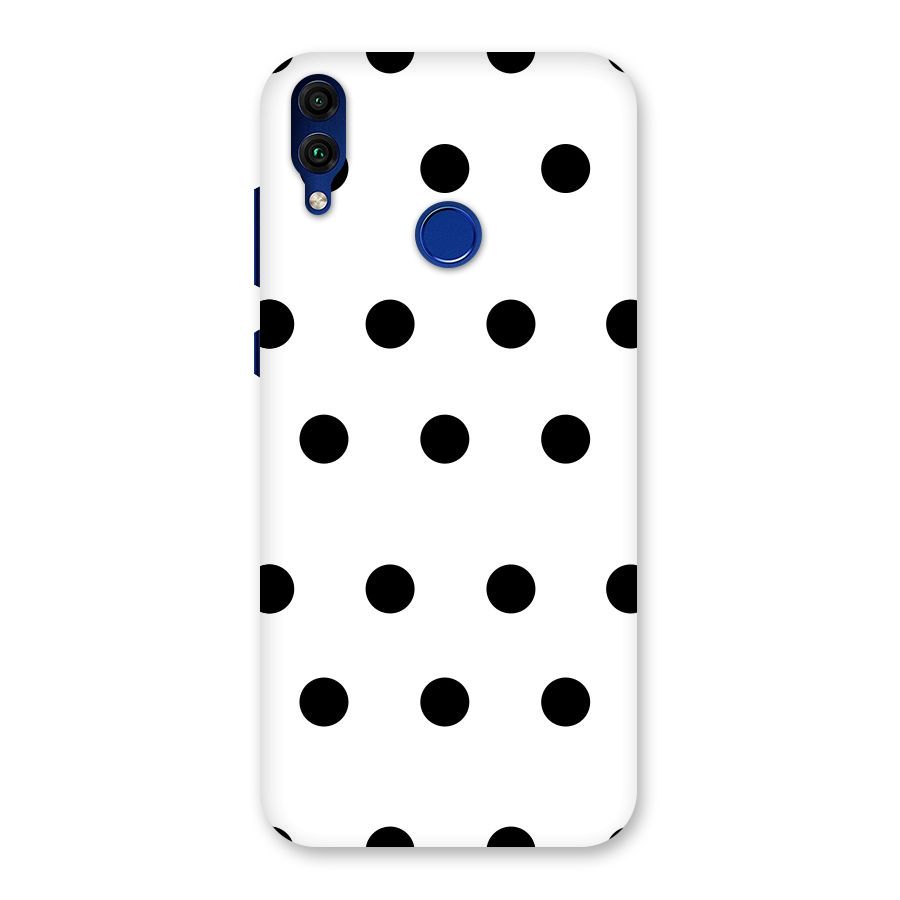 Royal Polka Dots Back Case for Honor 8C