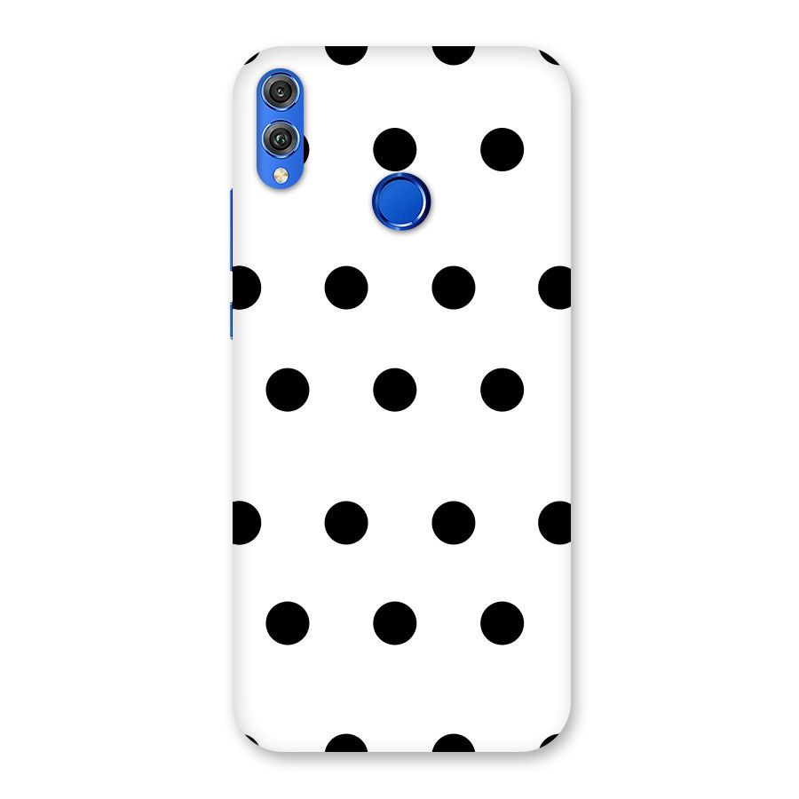 Royal Polka Dots Back Case for Honor 8X