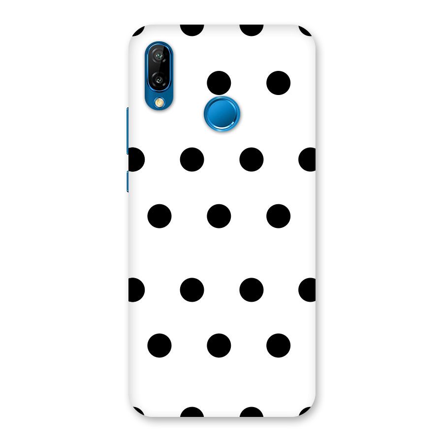Royal Polka Dots Back Case for Huawei P20 Lite