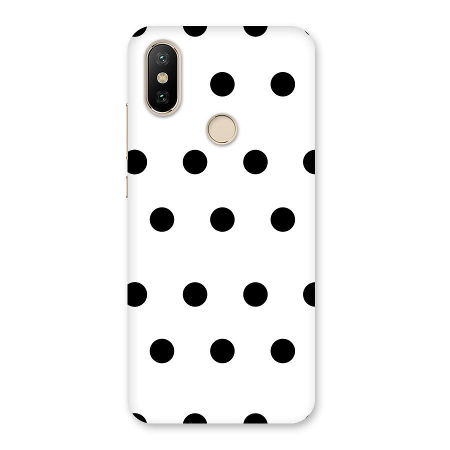Royal Polka Dots Back Case for Mi A2