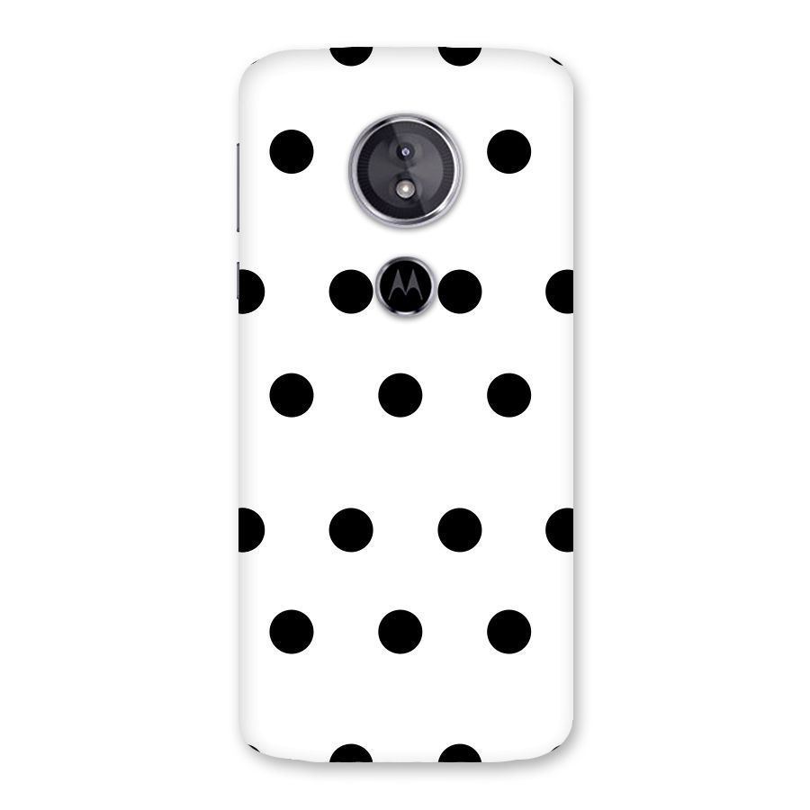 Royal Polka Dots Back Case for Moto E5