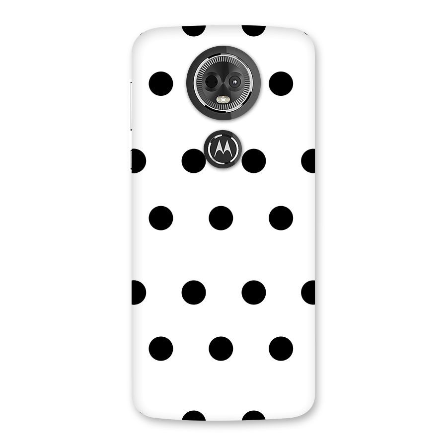 Royal Polka Dots Back Case for Moto E5 Plus