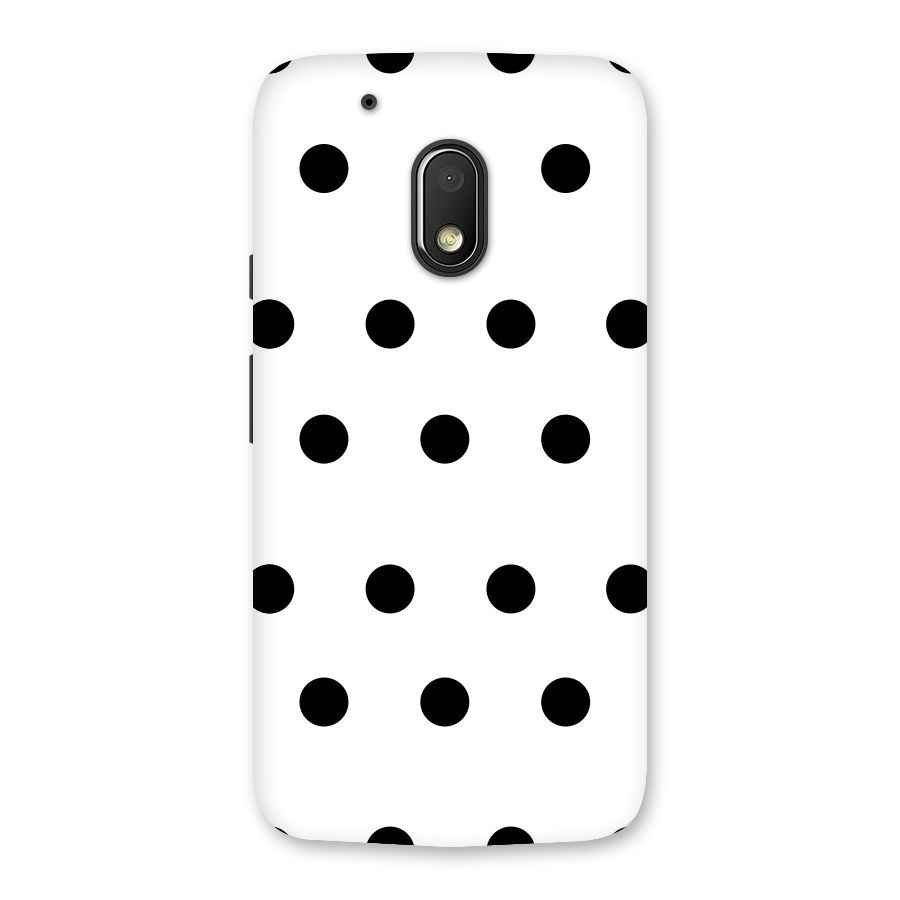 Royal Polka Dots Back Case for Moto G4 Play