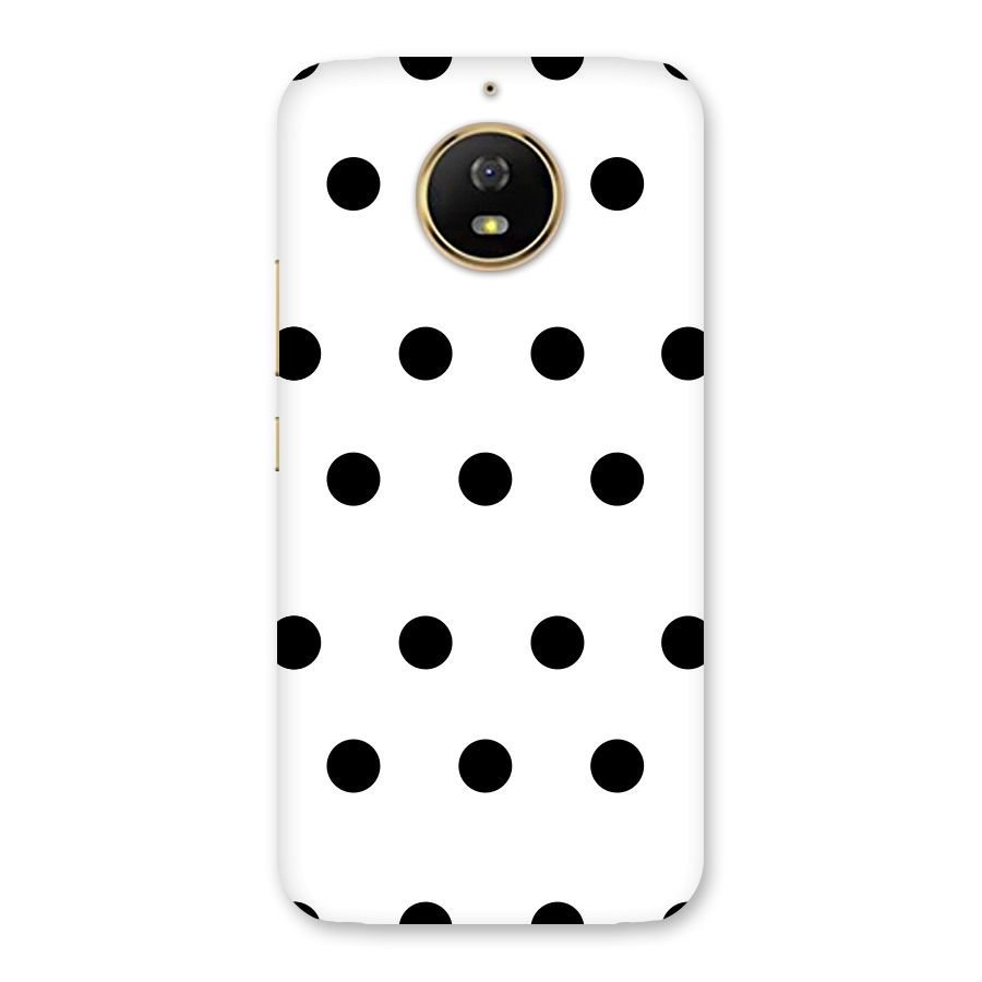 Royal Polka Dots Back Case for Moto G5s