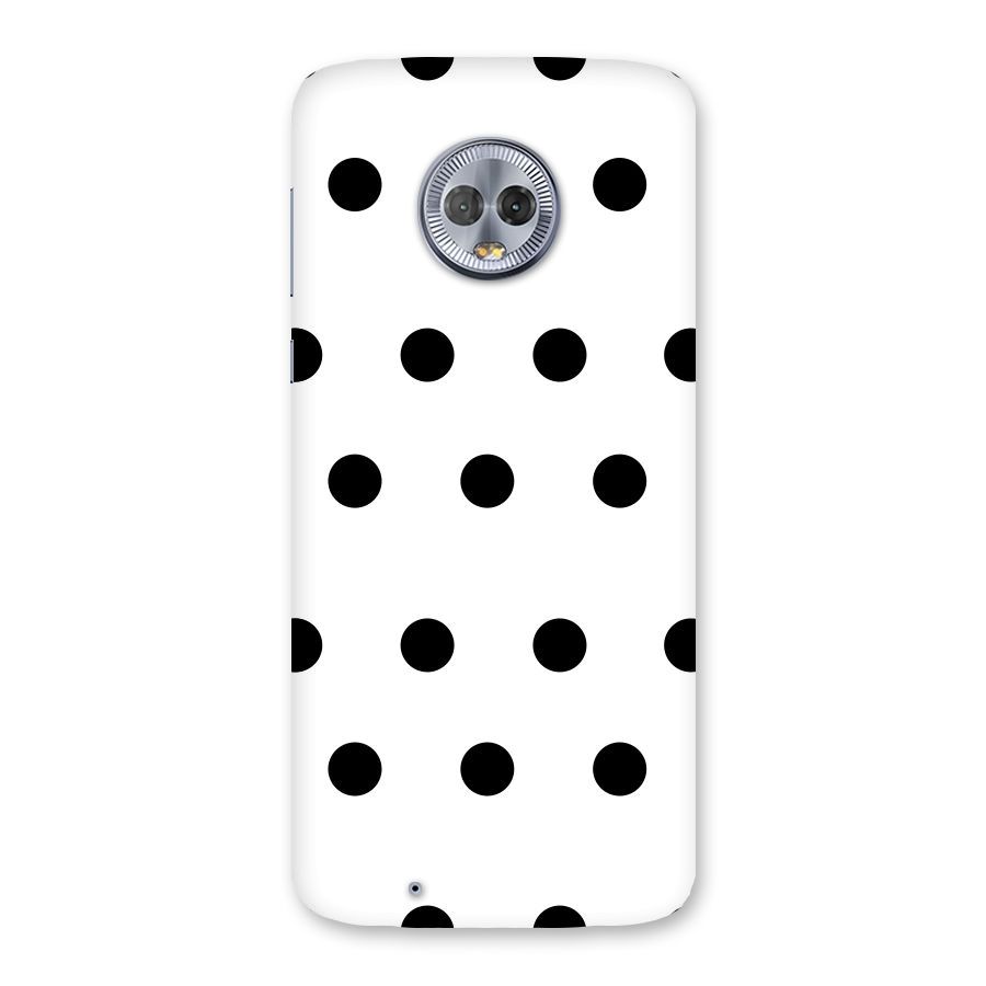 Royal Polka Dots Back Case for Moto G6
