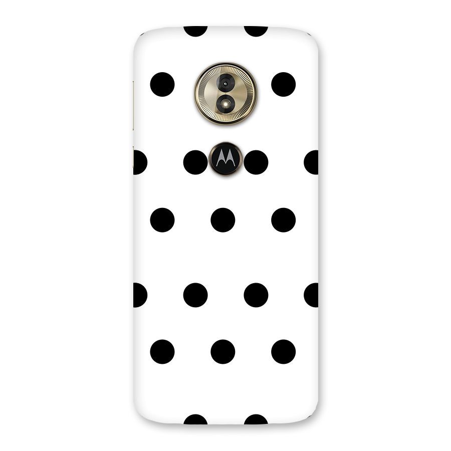 Royal Polka Dots Back Case for Moto G6 Play