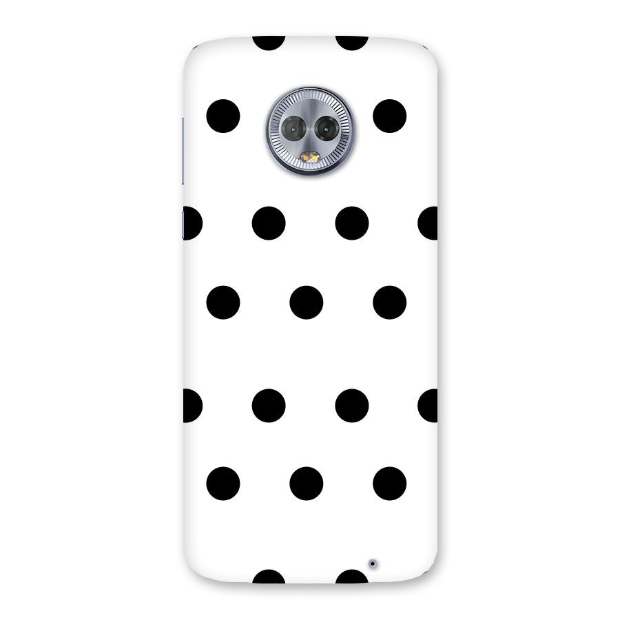 Royal Polka Dots Back Case for Moto G6 Plus