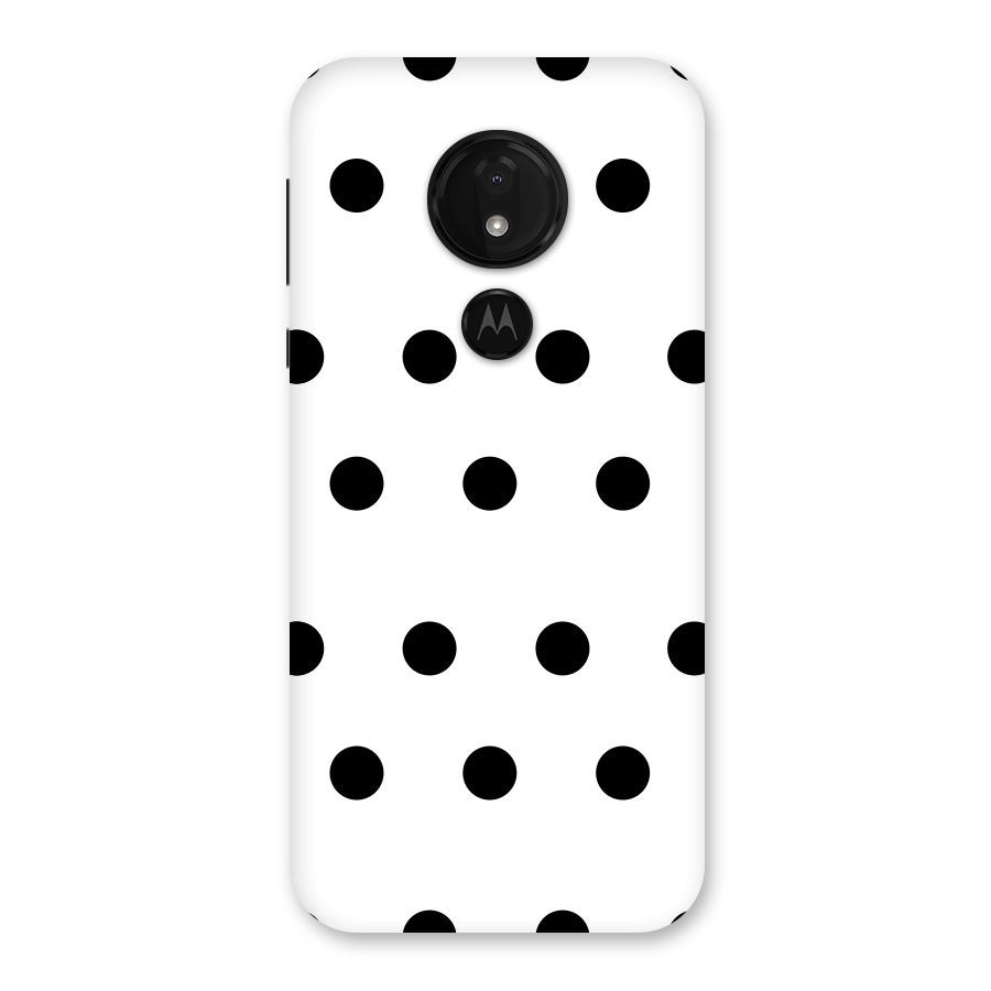 Royal Polka Dots Back Case for Moto G7 Power