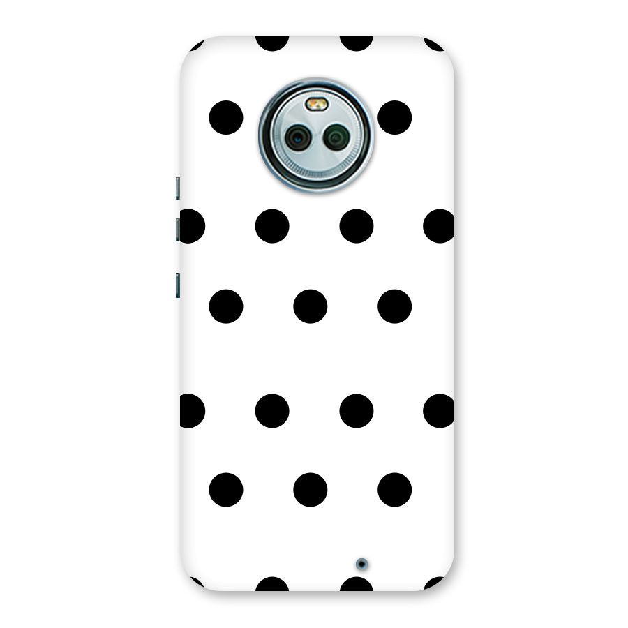 Royal Polka Dots Back Case for Moto X4