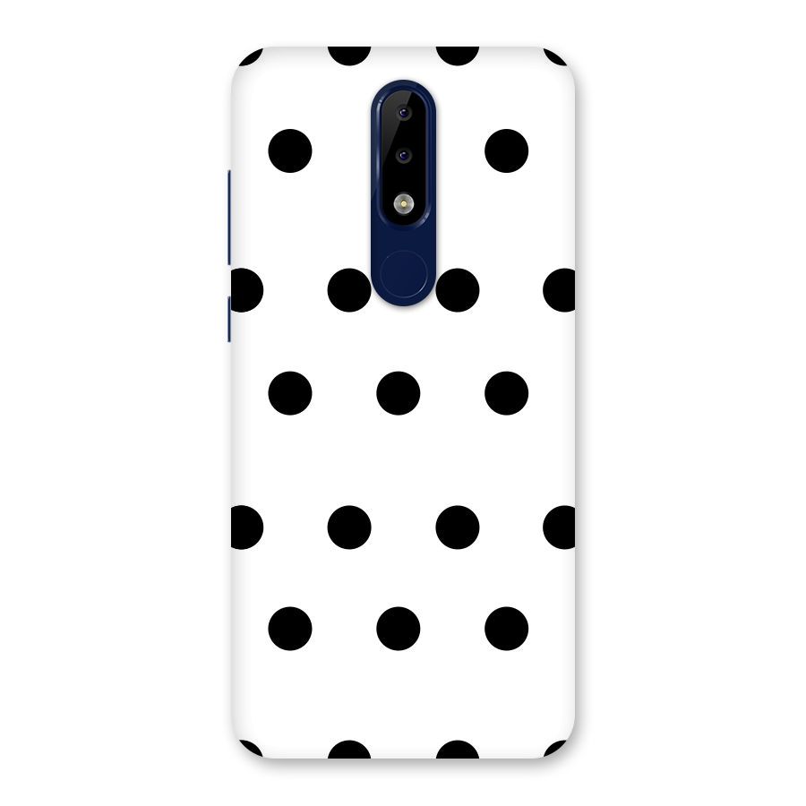 Royal Polka Dots Back Case for Nokia 5.1 Plus
