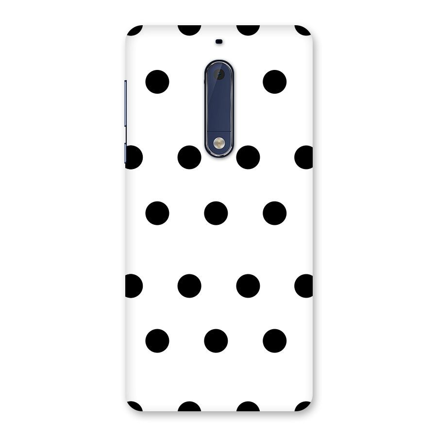 Royal Polka Dots Back Case for Nokia 5