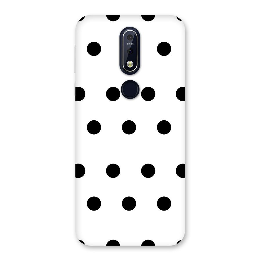 Royal Polka Dots Back Case for Nokia 7.1