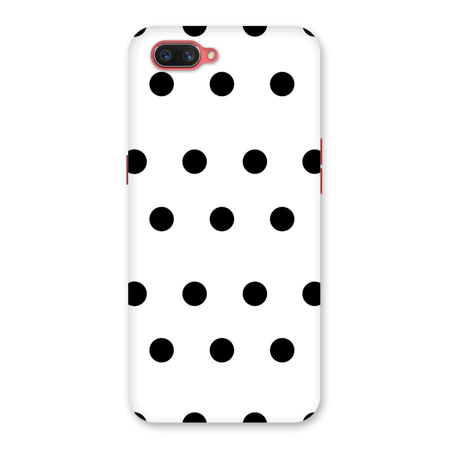 Royal Polka Dots Back Case for Oppo A3s