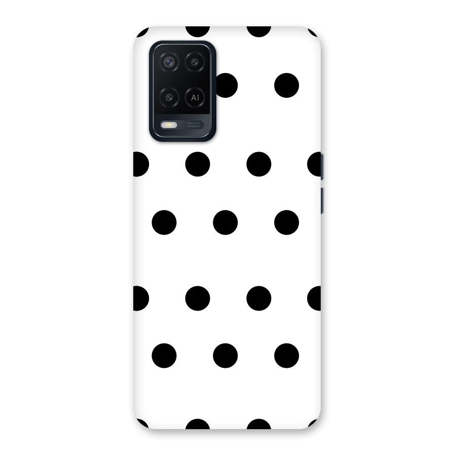 Royal Polka Dots Back Case for Oppo A54